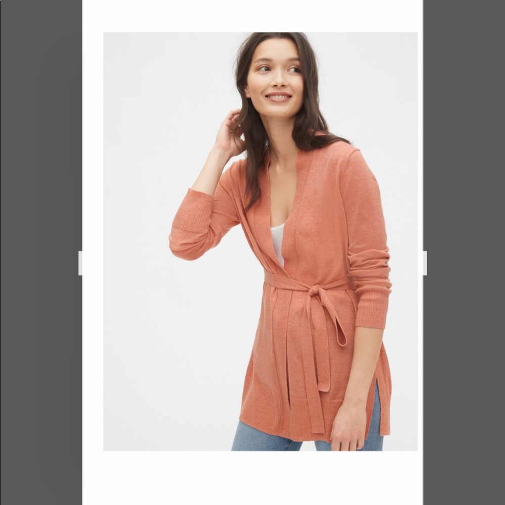 NWT Gap Wrap-Front Cardigan. Lightweight sweater -  M Tall